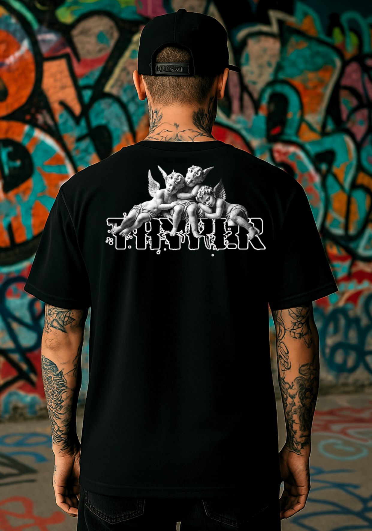 Camisa Tayper - Angels - Preta