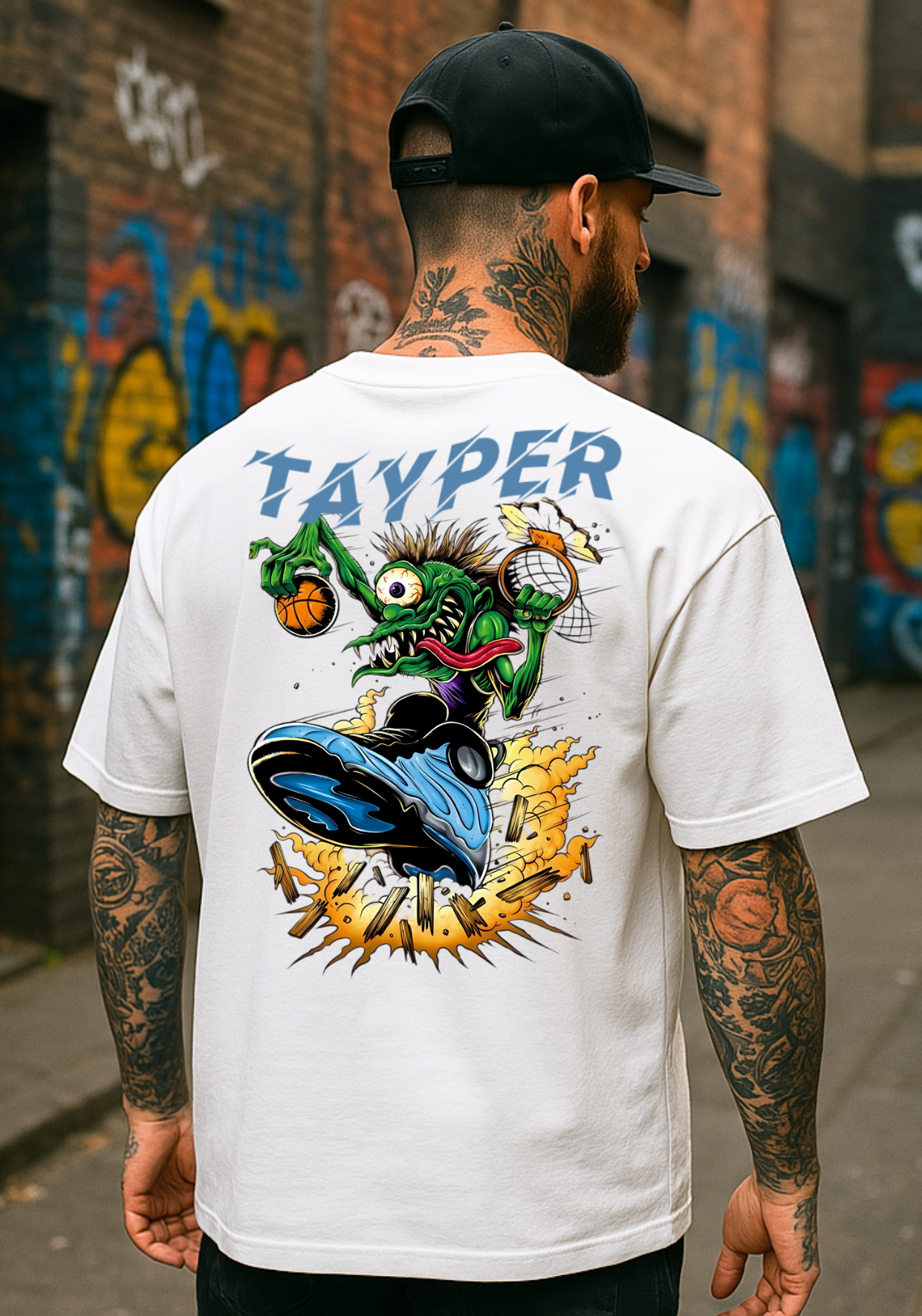 Camisa Tayper - Psychedelic - Branca