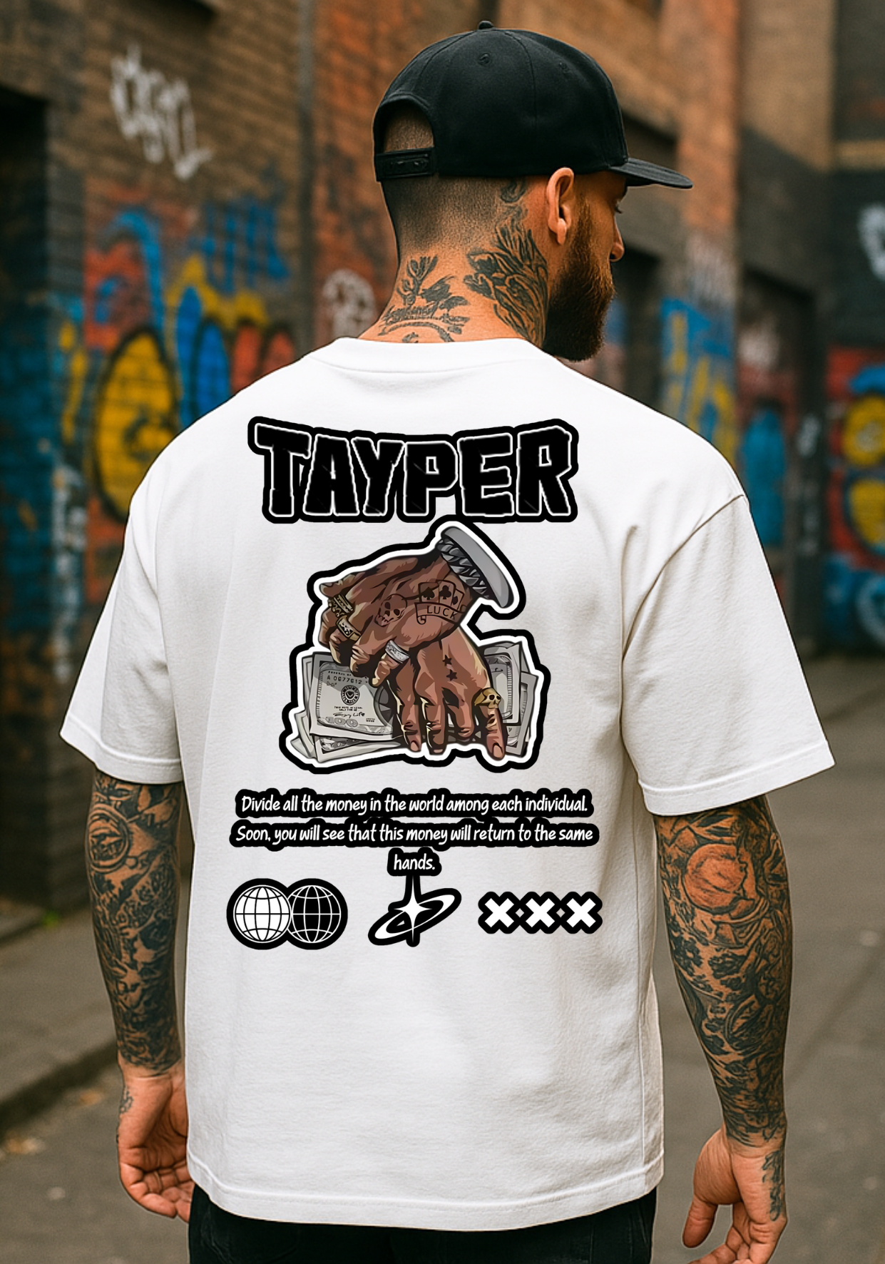 Camisa Tayper - Mastery of Power - Branca