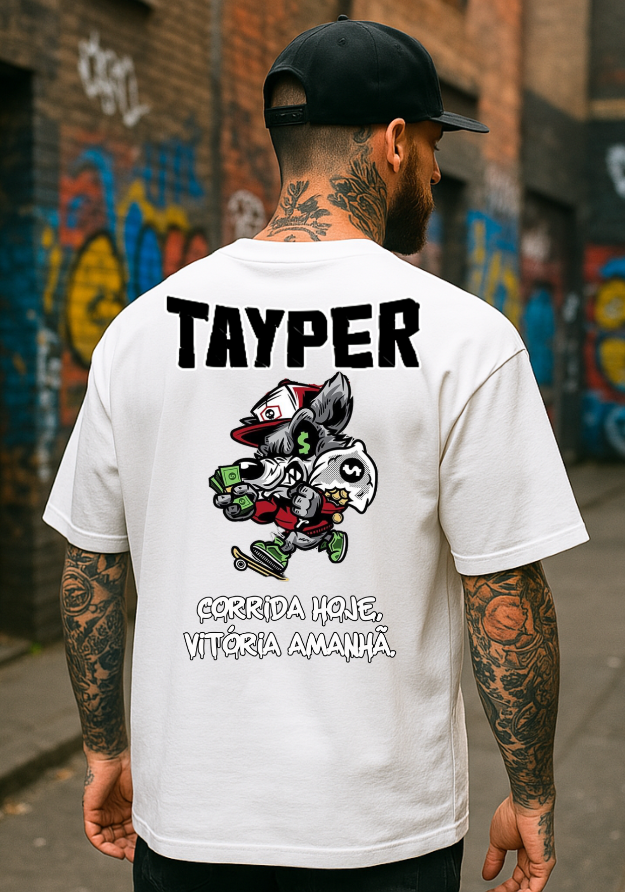 Camisa Tayper - Corrida Hoje - Branca