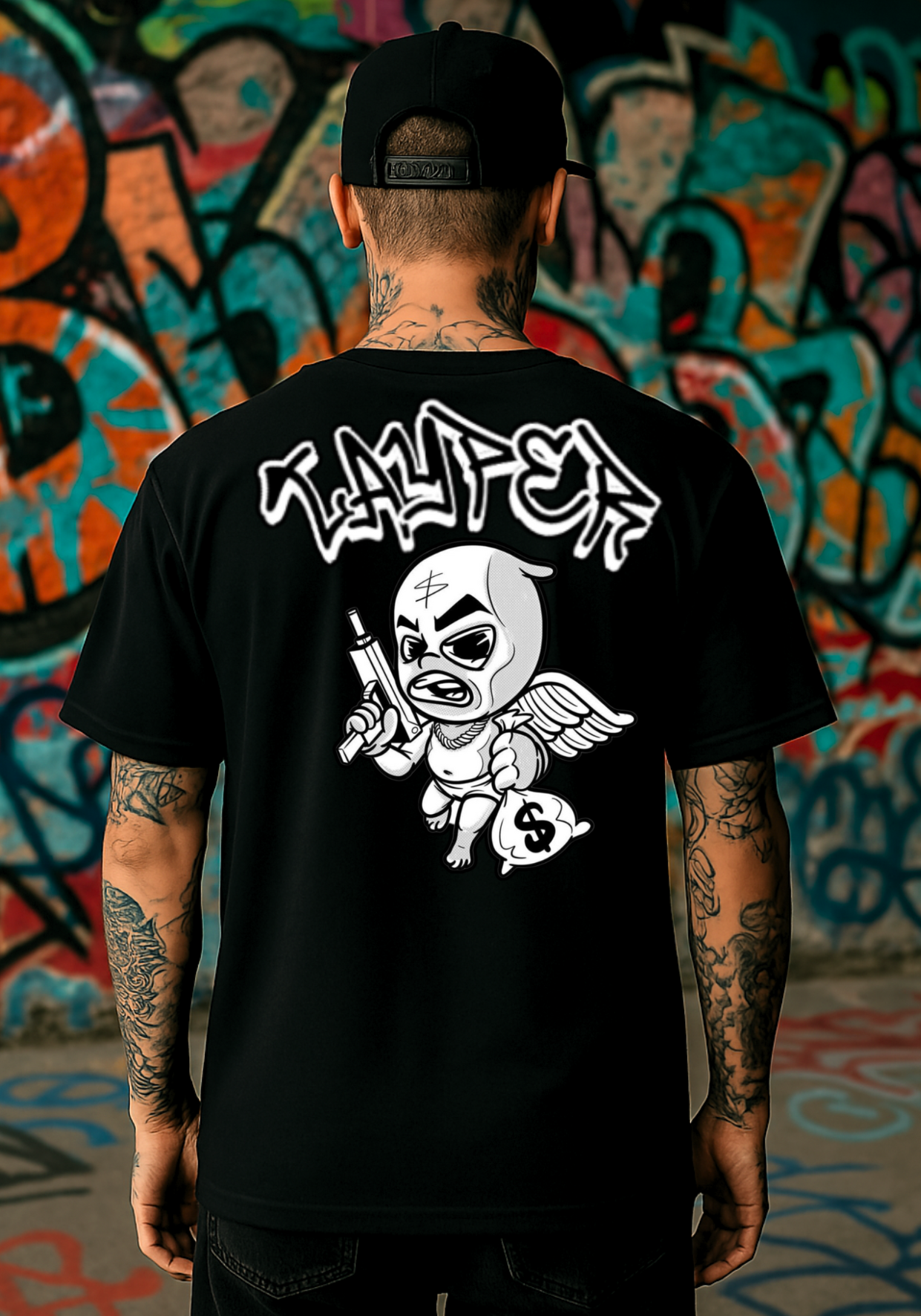 Camisa Tayper - Bad Angel - Preta