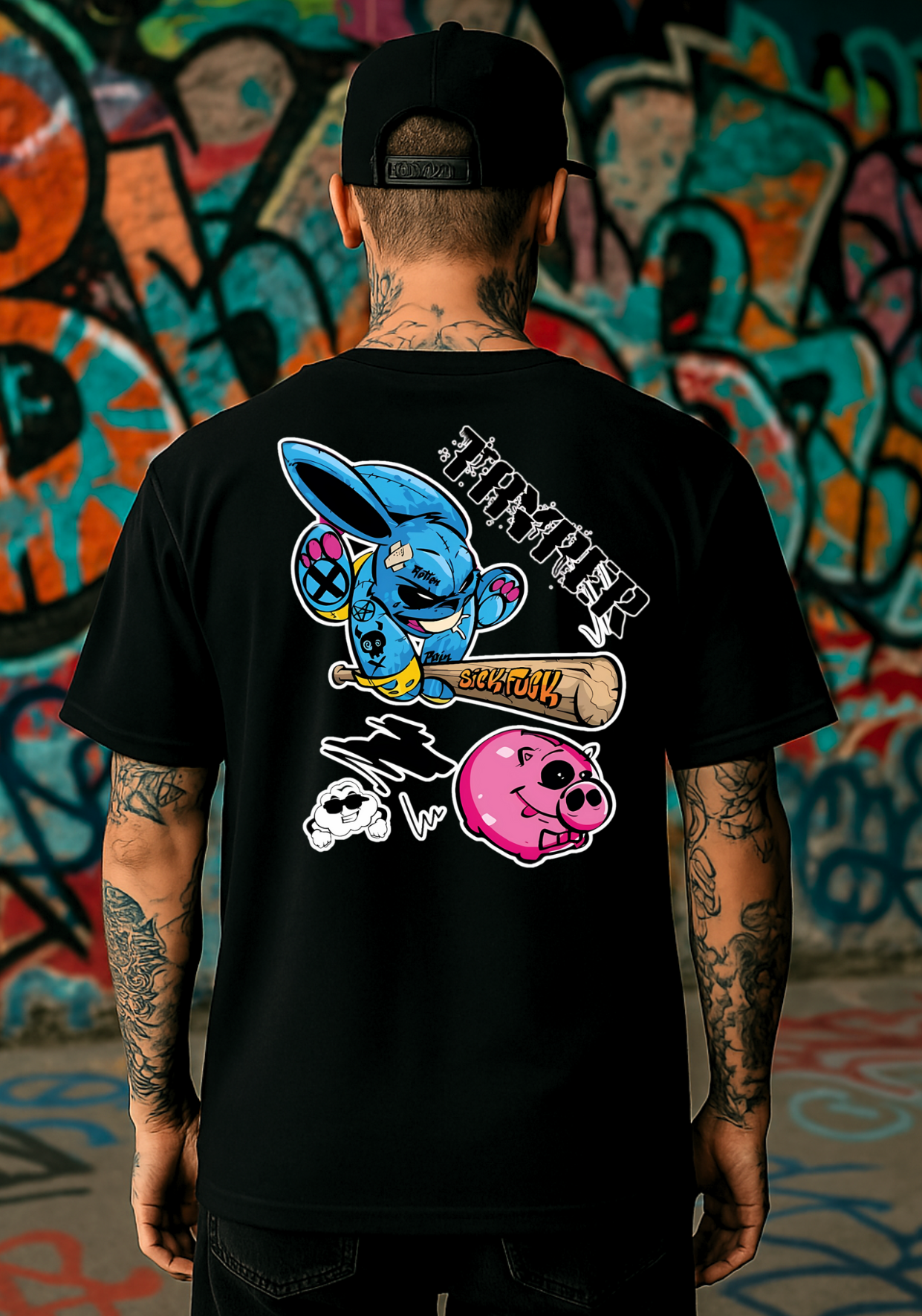 Camisa Tayper - Street Rabbit - Preta