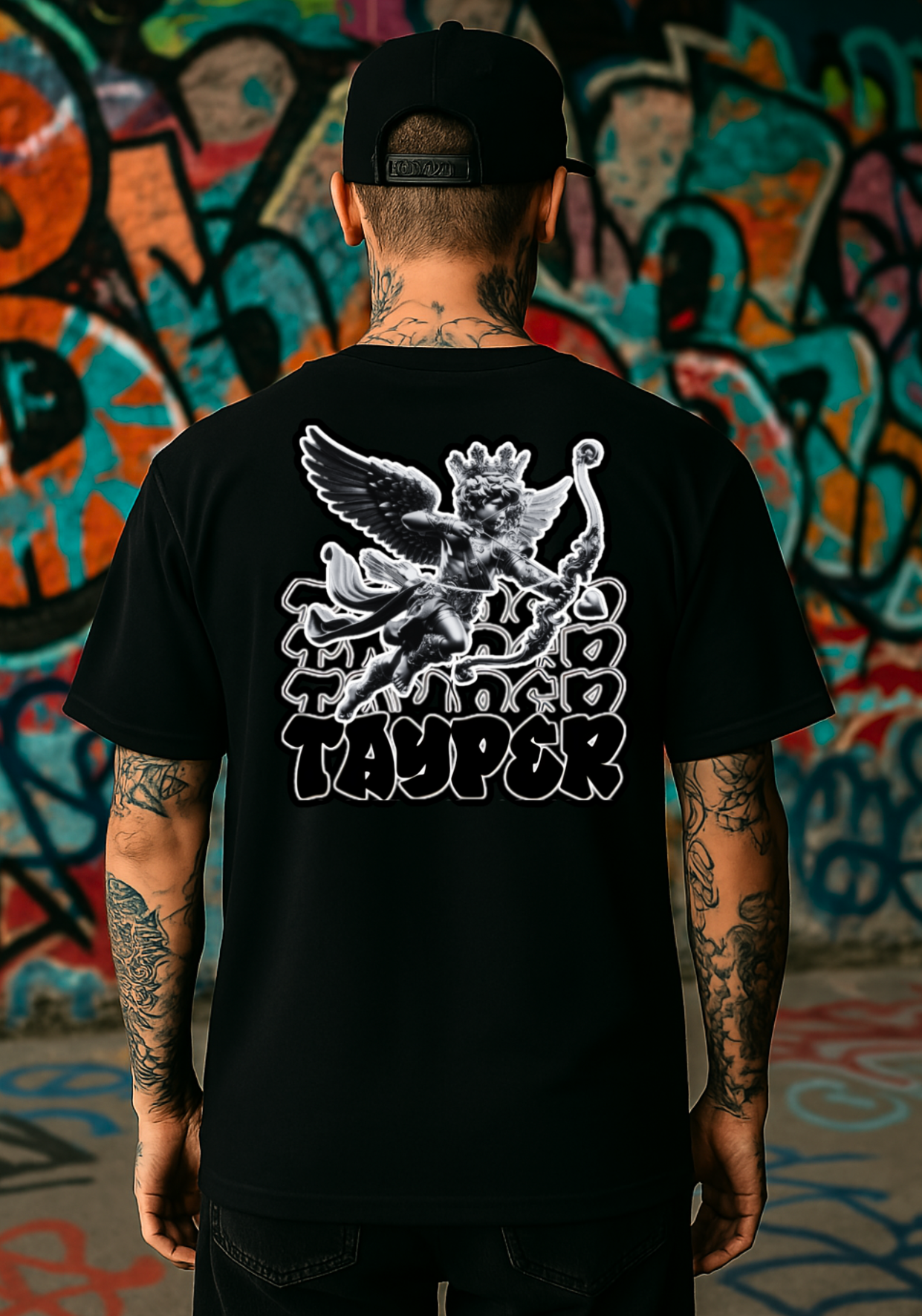 Camisa Tayper - Archer Angel - Preta