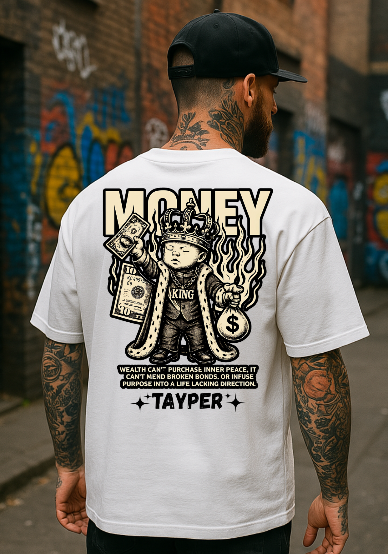 Camisa Tayper - King Of Money - Branca