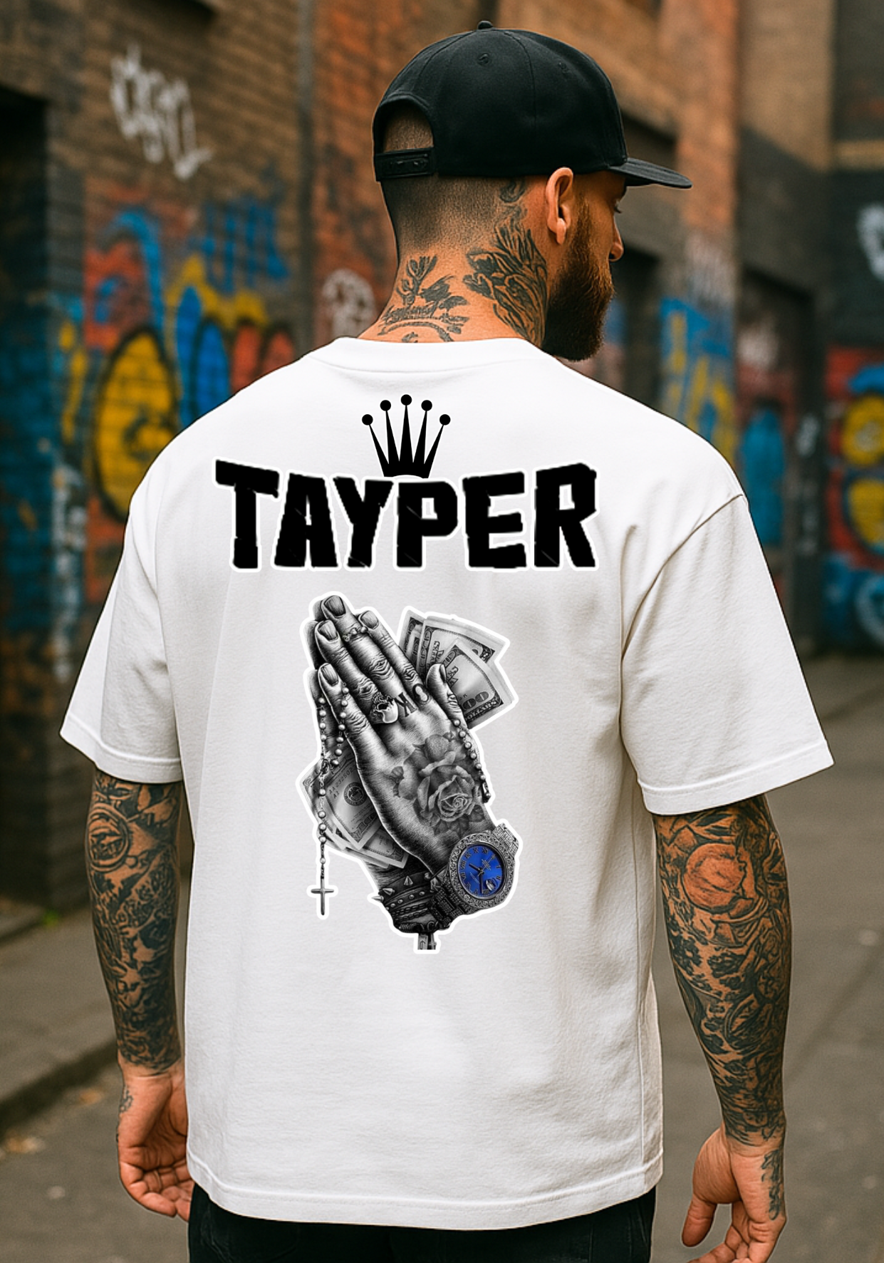 Camisa Tayper - Prayer - Branca