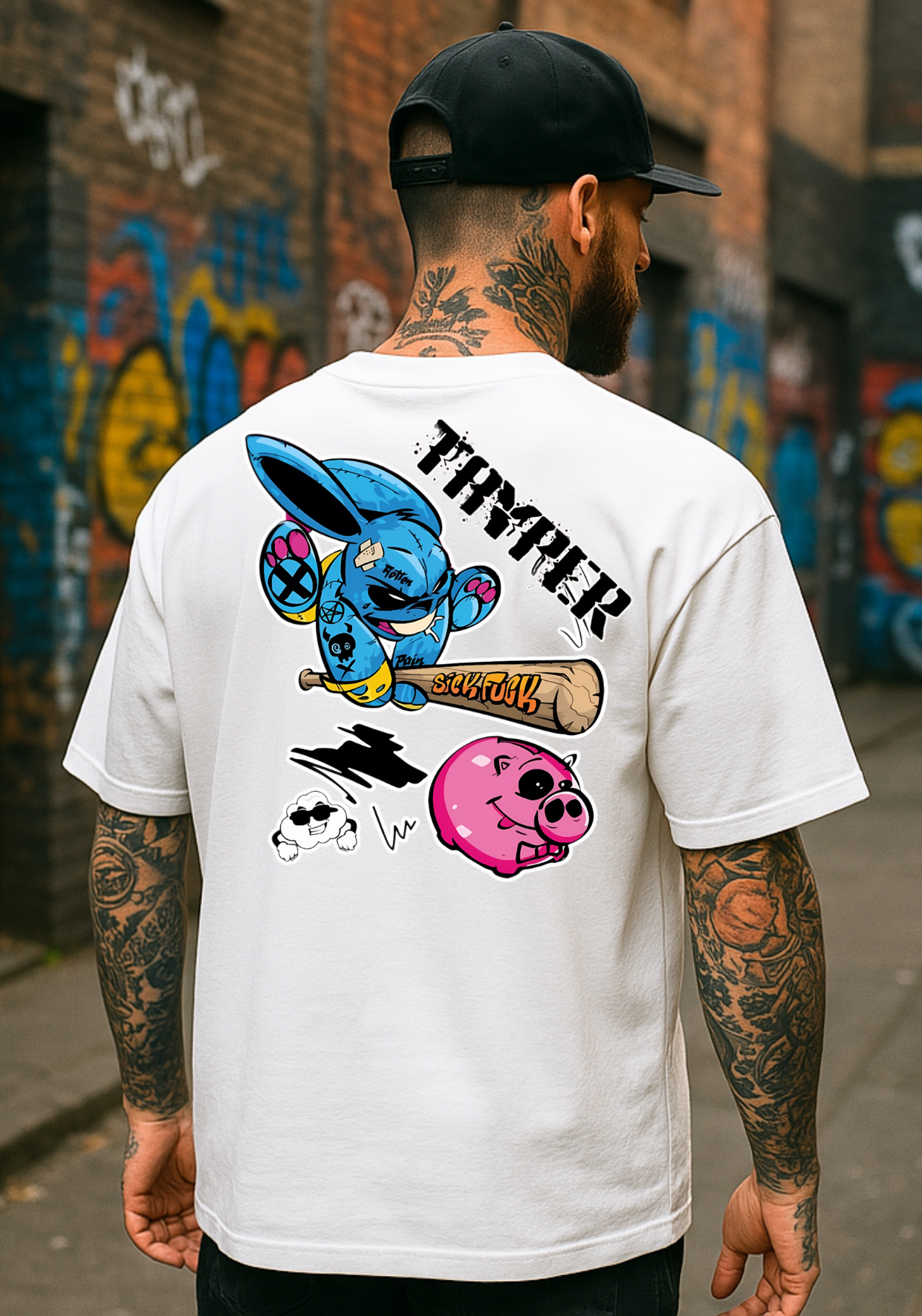 Camisa Tayper - Street Rabbit - Branca