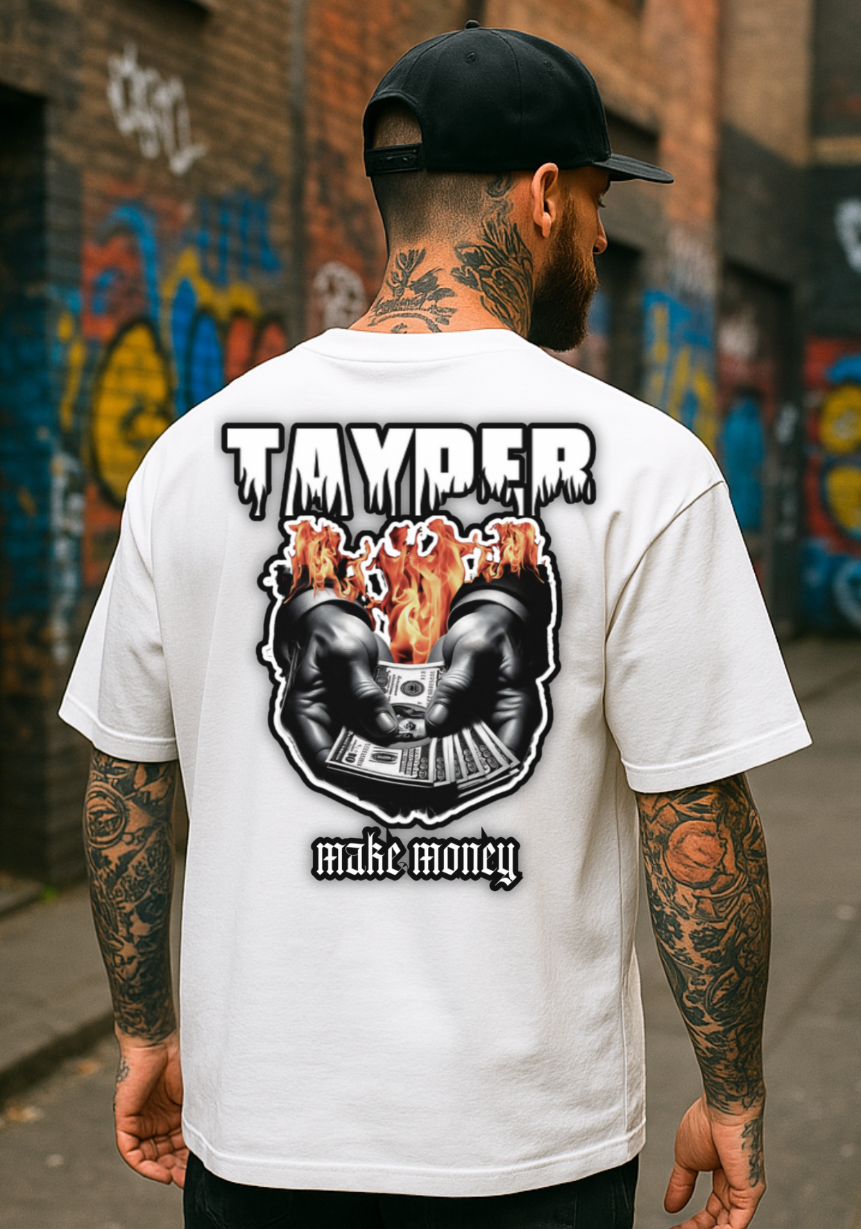 Camisa Tayper - Make Money - Branca