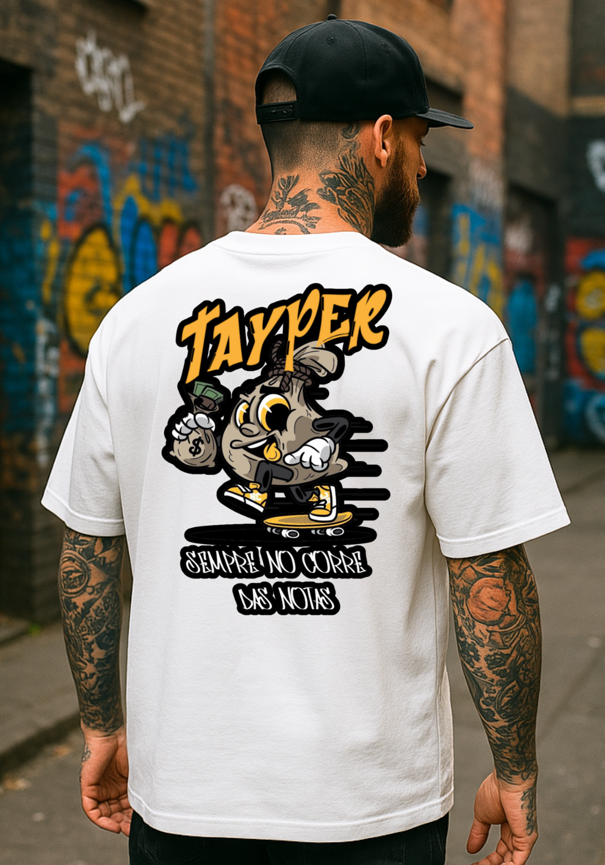 Camisa Tayper - Corre das Notas - Branca